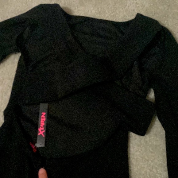 - Black fitted dress/gown! Open the back all the way to the lower bac… - Picture 1 of 8